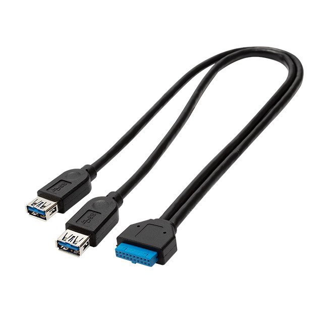 Bo mạch chủ 20pin sang cáp kép USB A