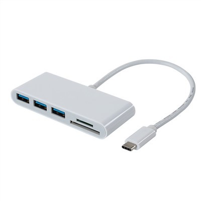 Hub USB C Đến 3 Cổng USB Với Đầu Đọc Thẻ