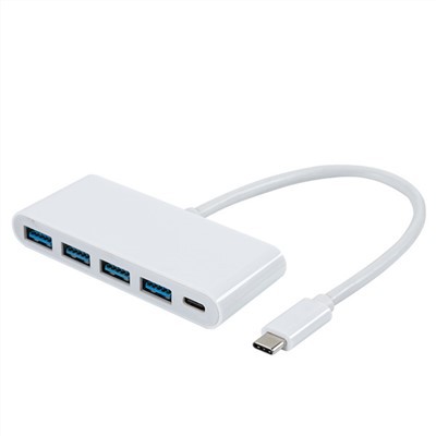 USB C Đến 4 Cổng USB 3.0 Hub có Cổng PD