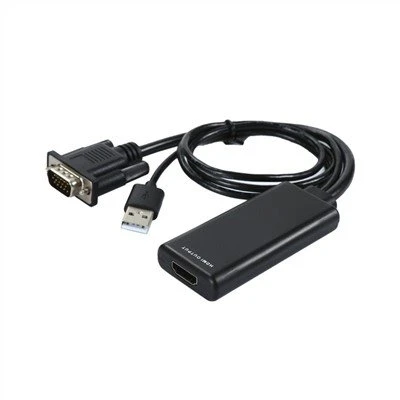 Bộ chuyển đổi HDMI sang HDMI 1080p với cáp chuyển đổi nguồn và âm thanh USB